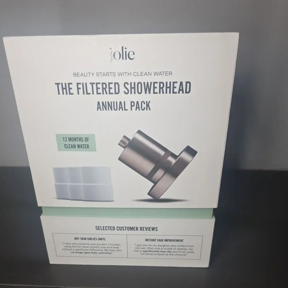 Jolie The Filtere Shower Head Brushed Steel W/ 4 Filters